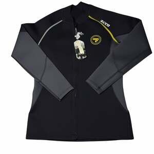 ZCCO 1.5mm Neoprene Long Sleeve Front Zip Wetsuit Jacket Size L